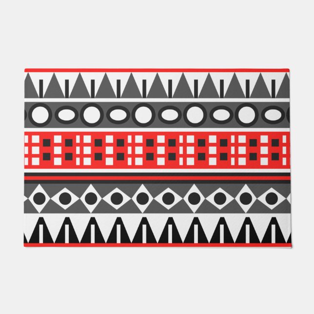 Aztec native pattern doormat (Front)