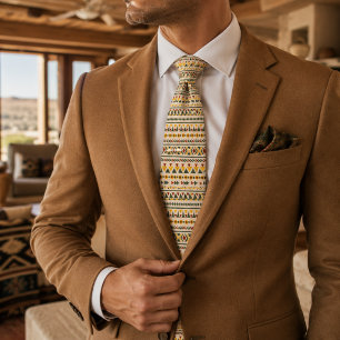 Aztec Navajo Pattern Tie