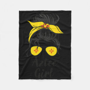 Aztec New Mexico Women Girl  Fleece Blanket