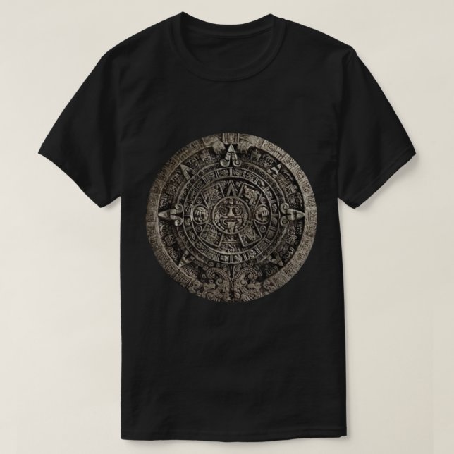 Aztec or Mayan Calendar Maya Men Women Kids  T-Shirt (Design Front)