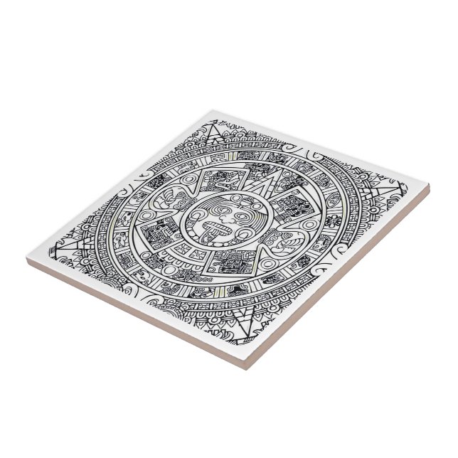 AZTEC OR MEXICA mexican, Ceramic Tile (Side)