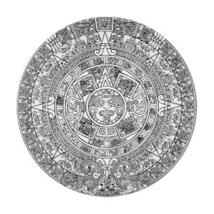 AZTEC OR MEXICA mexican Cutting Board