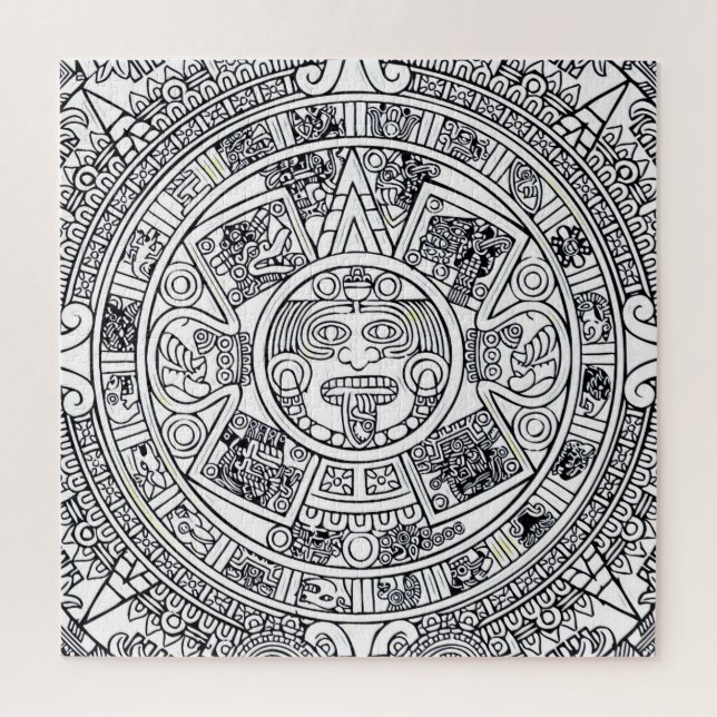 AZTEC OR MEXICA mexican Jigsaw Puzzle (Vertical)
