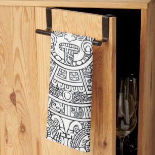 AZTEC OR MEXICA mexican Tea Towel