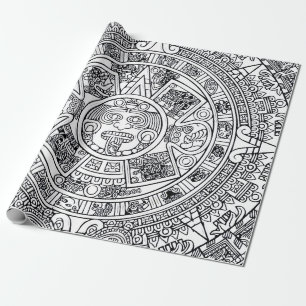 AZTEC OR MEXICA mexican Wrapping Paper