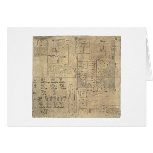 Aztec Oztoticpac Lands Map 1540 (Front Horizontal)