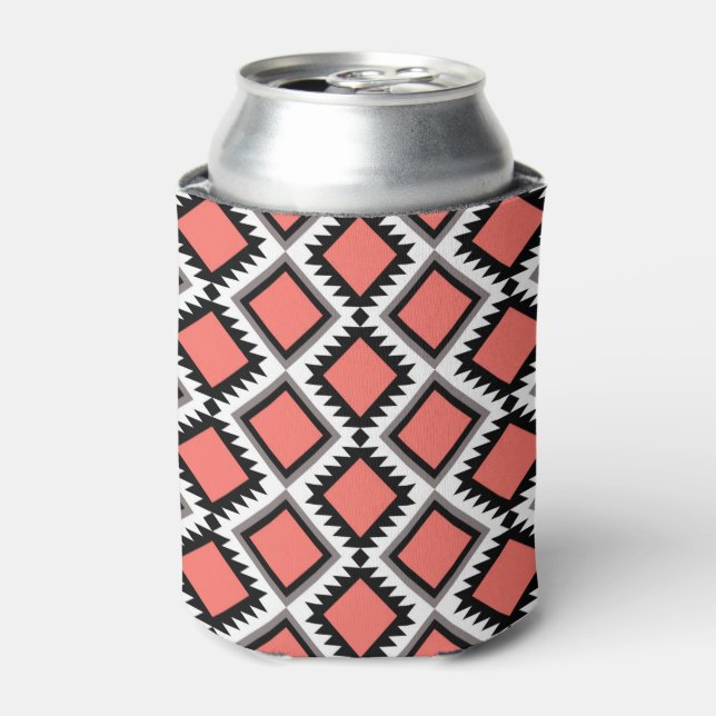 Aztec pattern can cooler (Can Front)