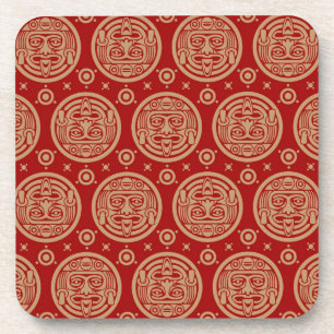 Aztec Pattern Coaster