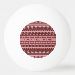 Aztec Pattern custom ping pong balls