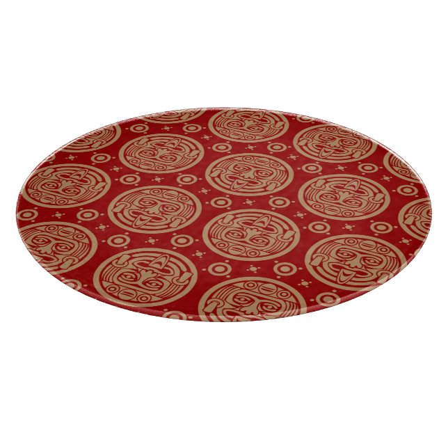 Aztec Pattern Cutting Board (Corner)