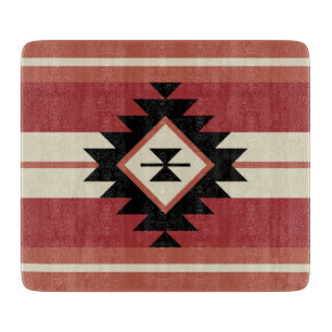 Aztec pattern cutting board