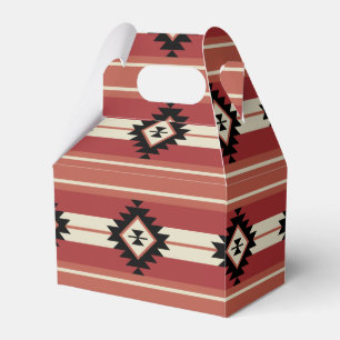 Aztec pattern favour box