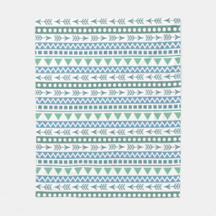 Aztec Pattern fleece blanket