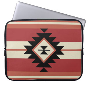 Aztec pattern laptop sleeve