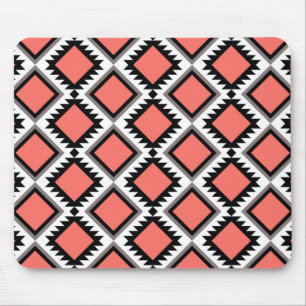 Aztec pattern mouse pad