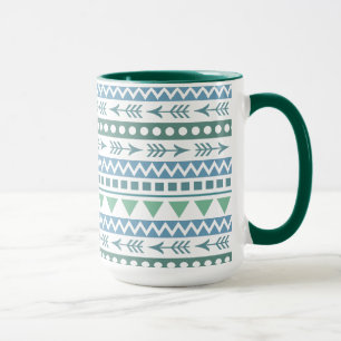 Aztec Pattern mugs