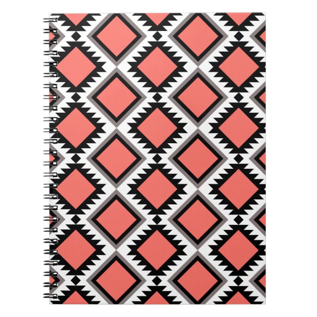 Aztec pattern notebook (Front)