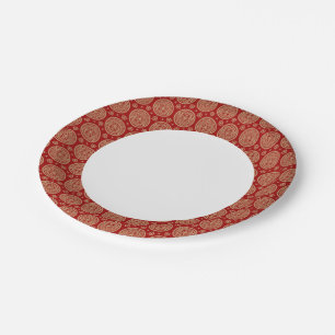 Aztec Pattern Paper Plate