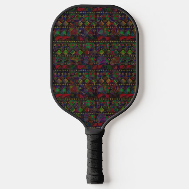 Aztec Pattern Pickleball Paddle (Front)