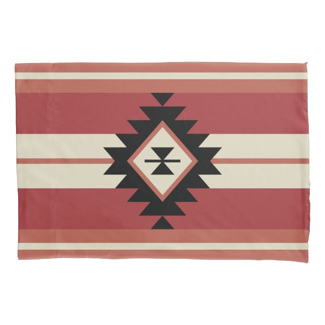 Aztec pattern pillowcase (Front)