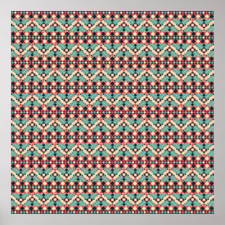 Aztec Pattern Poster