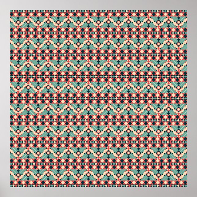 Aztec Pattern Poster (Front)