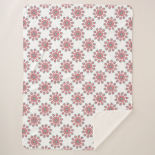 Aztec Pattern Sherpa Blanket