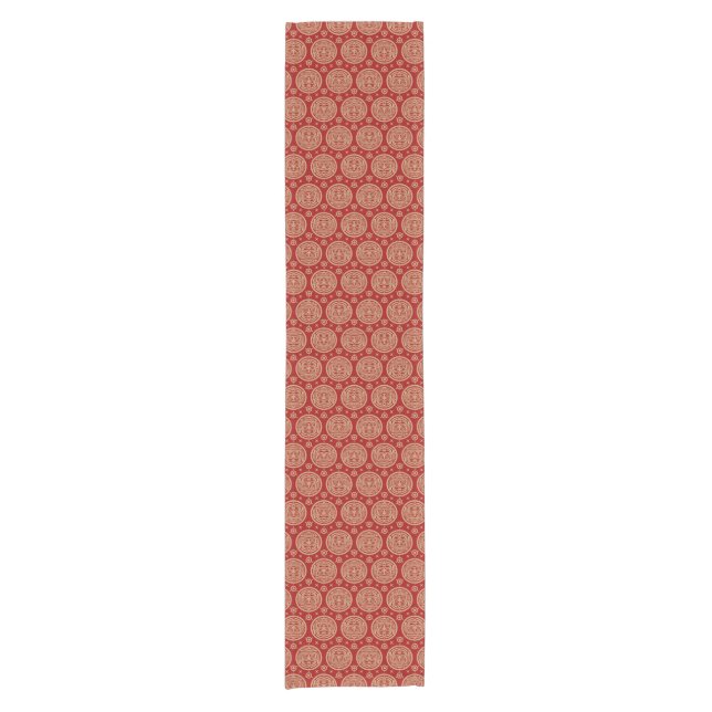 Aztec Pattern Short Table Runner (Front)