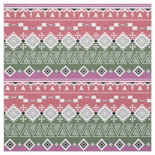 Aztec pattern, striped . fabric
