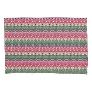 Aztec pattern, striped . pillowcase