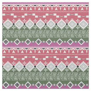 Aztec pattern, stripes / fabric