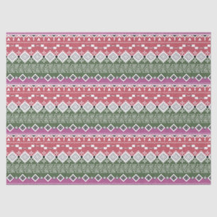 Aztec pattern, stripes . tissue paper