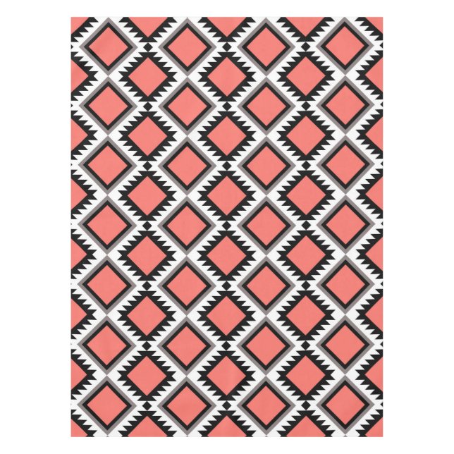 Aztec pattern tablecloth (Front)