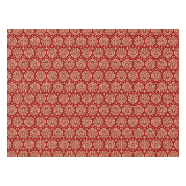 Aztec Pattern Tablecloth (Front (Horizontal))