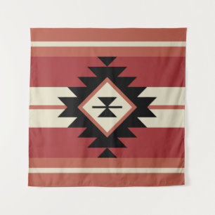 Aztec pattern tapestry