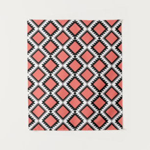 Aztec pattern tapestry