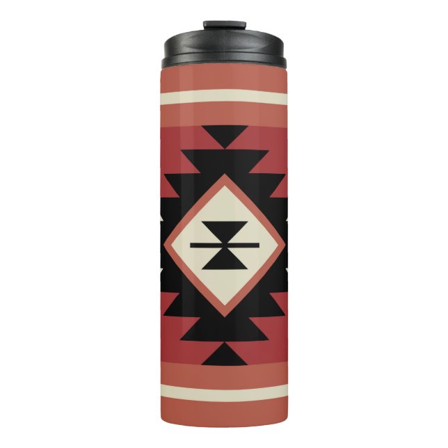 Aztec pattern thermal tumbler (Front)