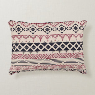 Aztec pattern. Vintage tribal background Decorative Cushion