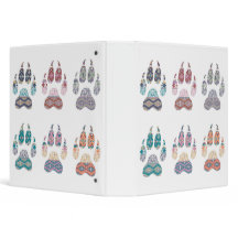 Aztec Paws 3-ring Binder