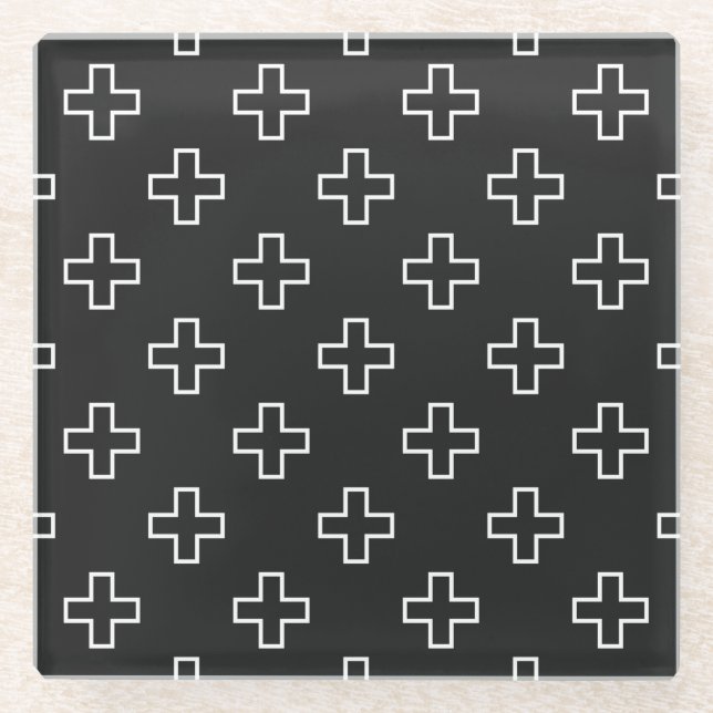 Aztec Pearl: Mexican Orange Blossom Splendour Glass Coaster (Front)