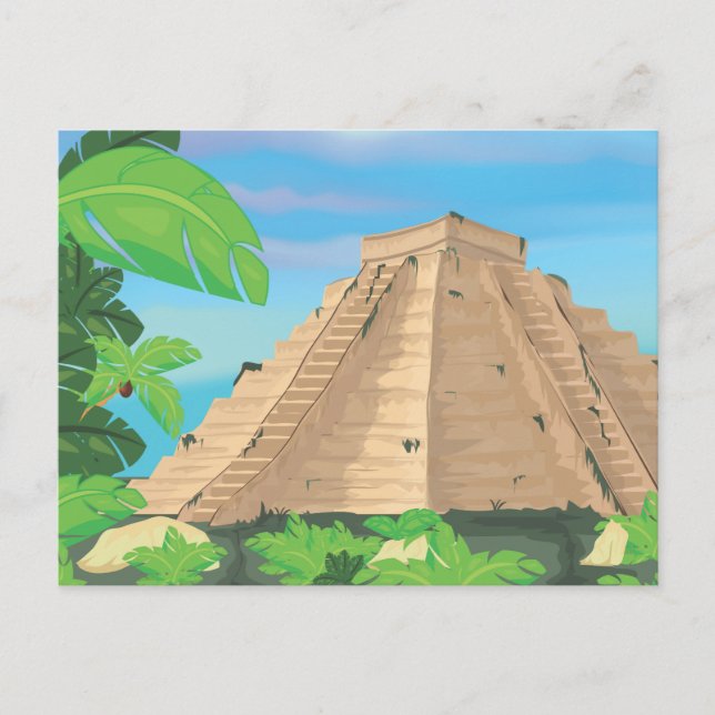 Aztec Pyramid Postcard (Front)