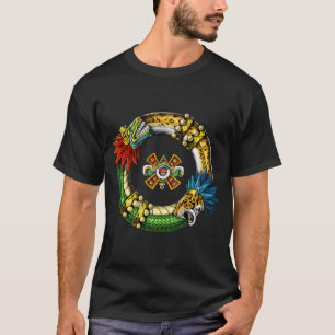 Aztec Quetzalcoatl Jaguar T-Shirt