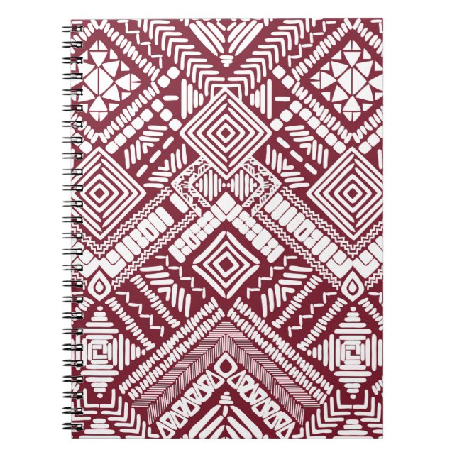 Aztec seamless pattern notebook (Front)