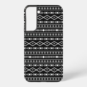 Aztec Shapes Pattern Grey White Black Samsung Galaxy Case