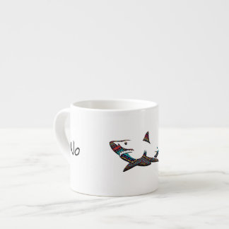 Aztec Shark Espresso Cup