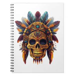 Aztec Skull Relic Notebook