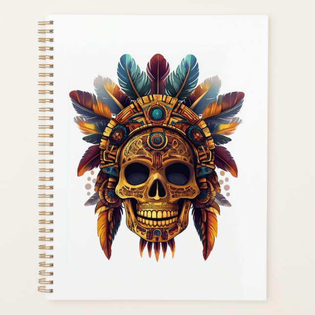 Aztec Skull Relic Planner (Front)