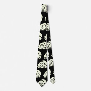Aztec Skulls Tie