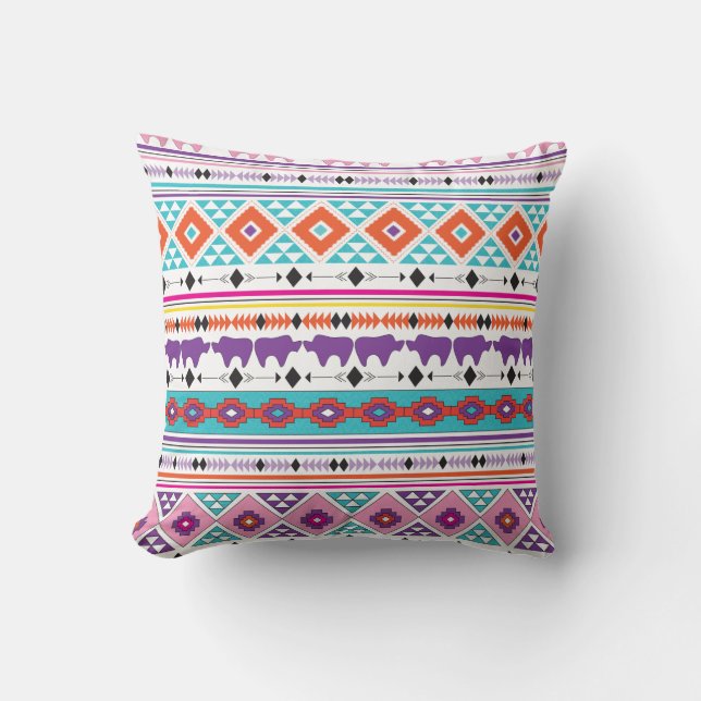 Aztec South West Pattern Cushion (Front)