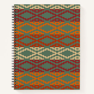 Aztec Southwestern Tribal Diamonds Notebook